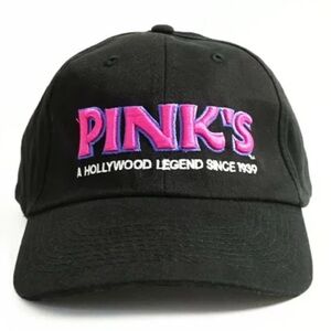 Pink’s Hot Dogs Adjustable Cap Baseball Hat A Hollywood Legend Since 1939  New